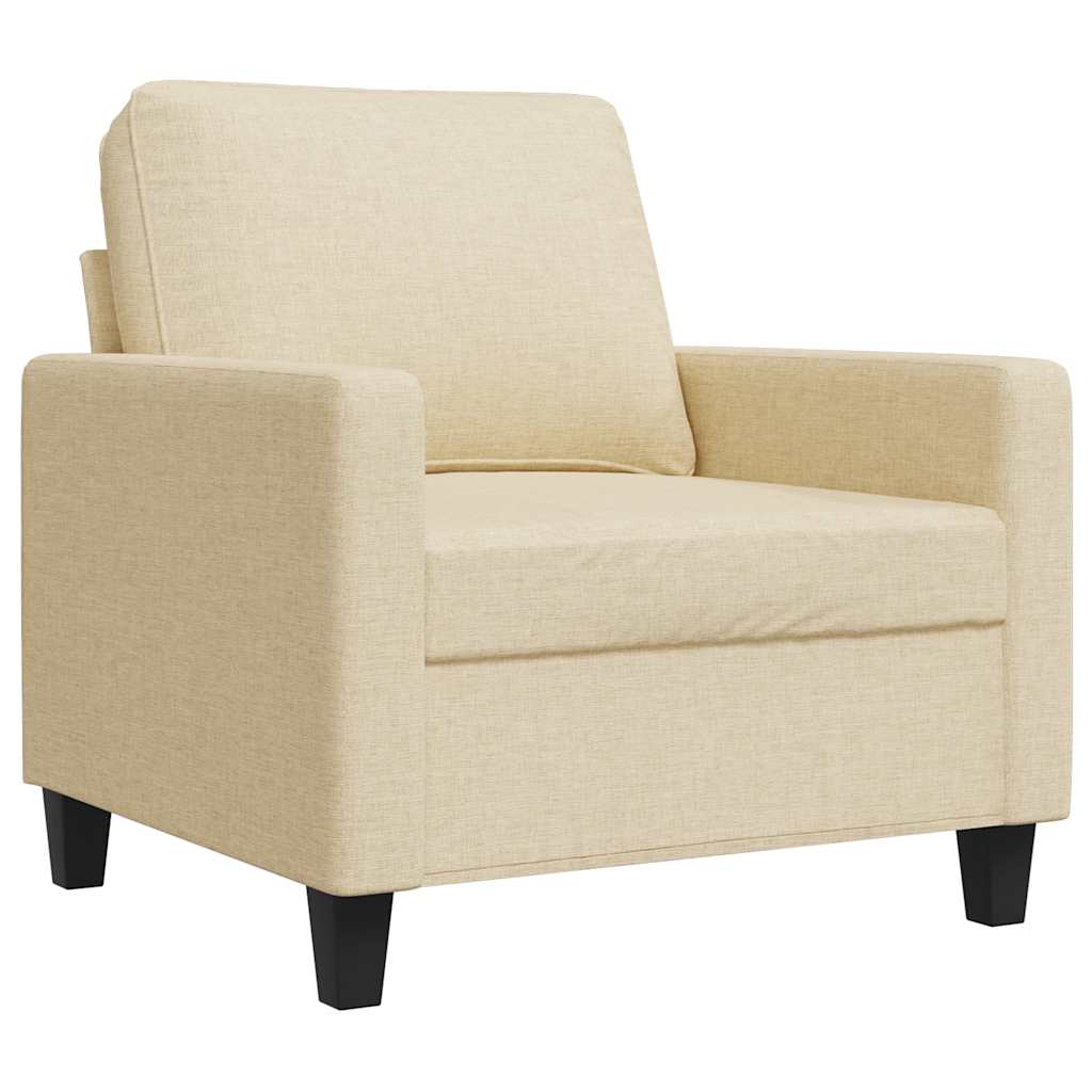 Poltrona Crema 60 cm in Tessuto | homemem39