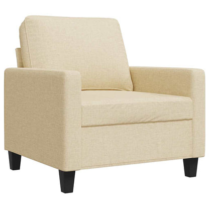 Poltrona Crema 60 cm in Tessuto | homemem39