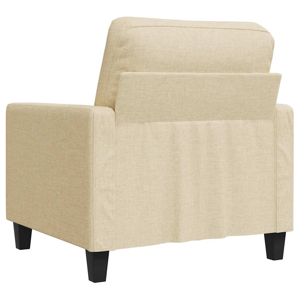 Poltrona Crema 60 cm in Tessuto | homemem39