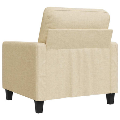 Poltrona Crema 60 cm in Tessuto | homemem39