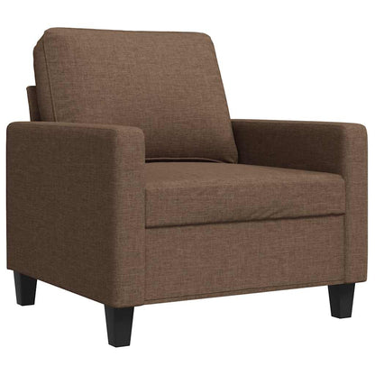 Poltrona Marrone 60 cm in Tessuto | homemem39