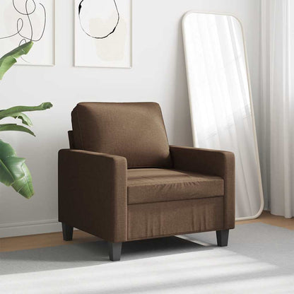 Poltrona Marrone 60 cm in Tessuto | homemem39