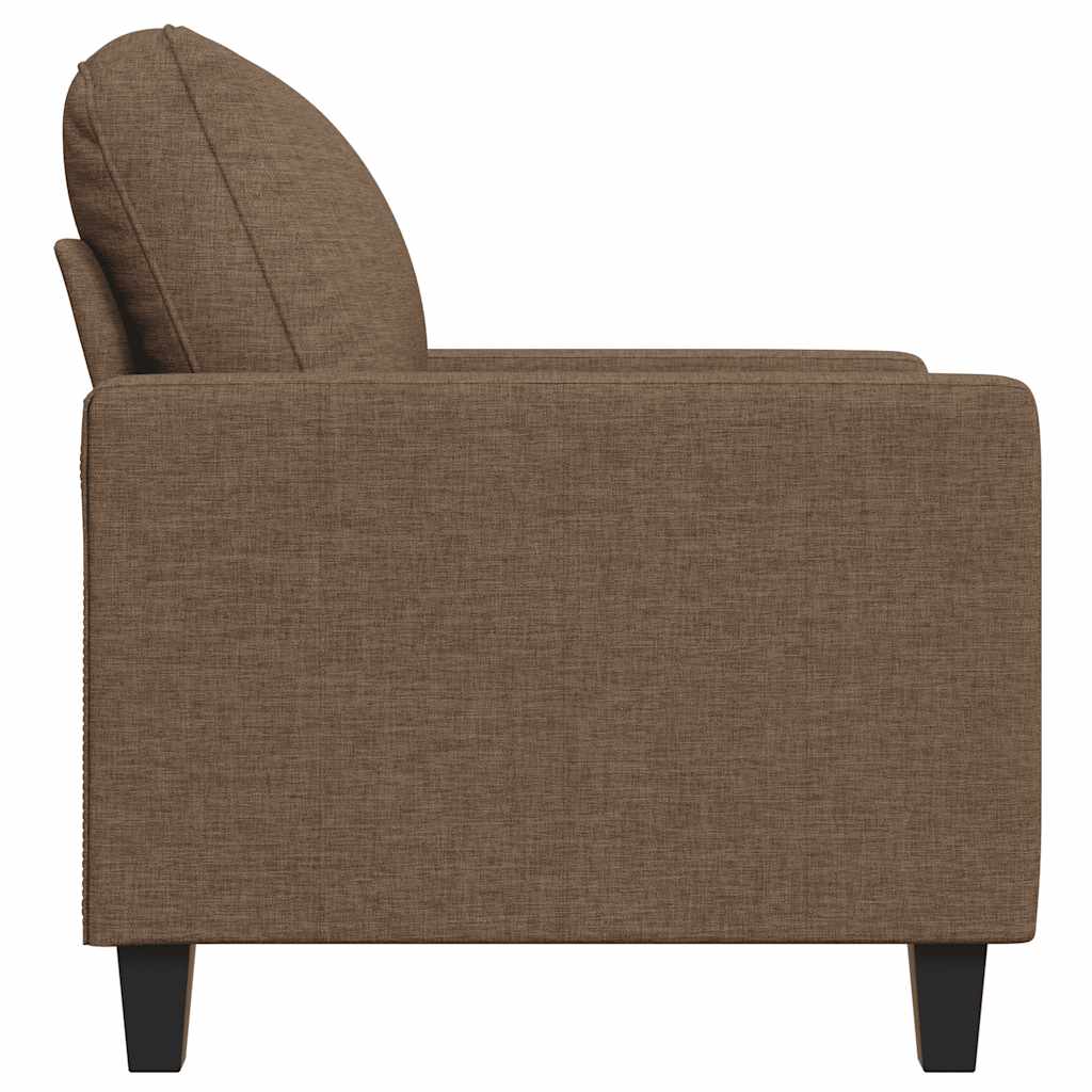 Poltrona Marrone 60 cm in Tessuto | homemem39