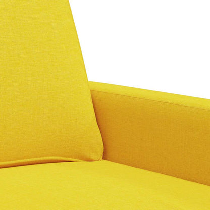 Poltrona Giallo Chiaro 60 cm in Tessuto | homemem39