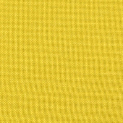 Divano a 2 Posti Giallo Chiaro 120 cm in Tessuto | homemem39