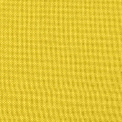 Divano a 2 Posti Giallo Chiaro 140 cm in Tessuto - homemem39