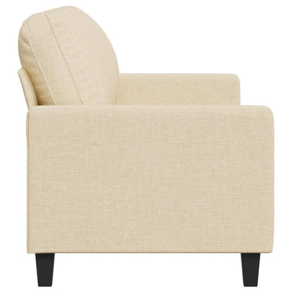 Divano a 3 Posti Crema 180 cm in Tessuto | homemem39