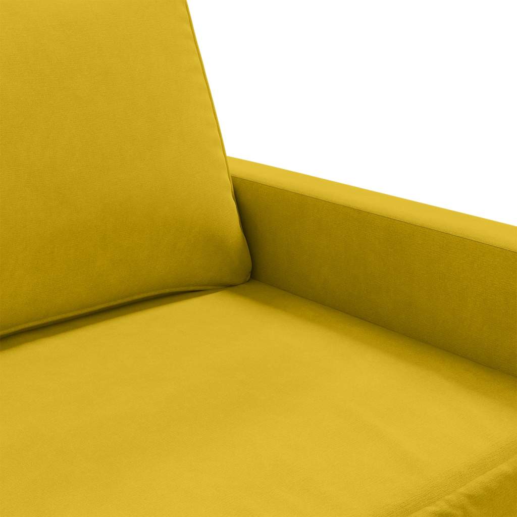 Poltrona Giallo 60 cm Velluto | homemem39