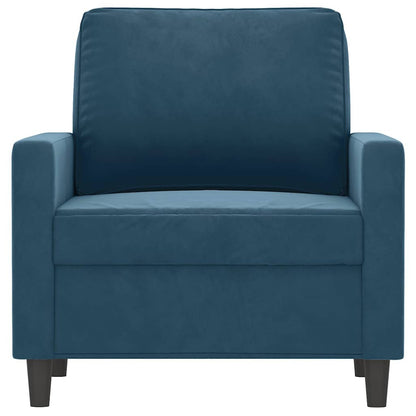 Poltrona Blu 60 cm Velluto | homemem39