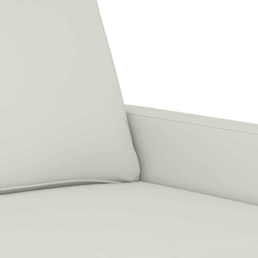 Divano a 2 Posti crema 120 cm in Velluto