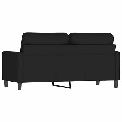Divano a 2 Posti Nero 140 cm in Velluto | homemem39