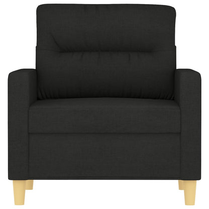 Poltrona Nera 60 cm in Tessuto - homemem39