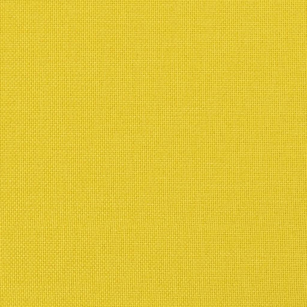 Poltrona Giallo Chiaro 60 cm in Tessuto - homemem39