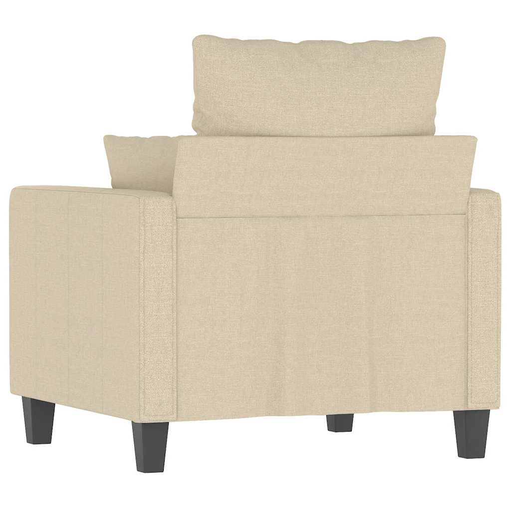 Poltrona Crema 60 cm in Tessuto | homemem39