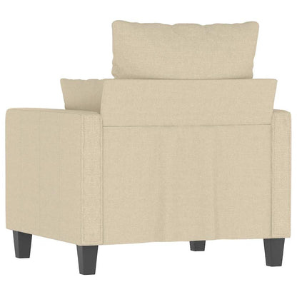Poltrona Crema 60 cm in Tessuto | homemem39