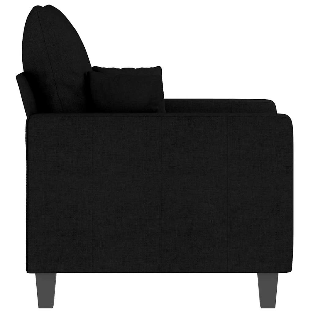 Poltrona Nera 60 cm in Tessuto | homemem39