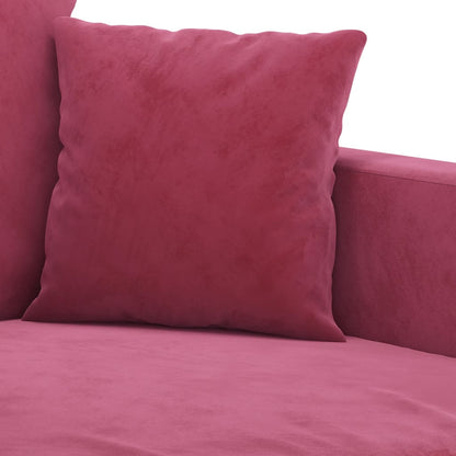 Poltrona Rosso Vino 60 cm Velluto - homemem39