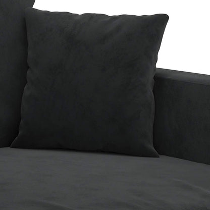 Poltrona Nero 60 cm Velluto | homemem39