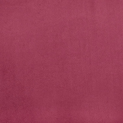 Divano a 2 Posti Rosso Vino 140 cm in Velluto - homemem39