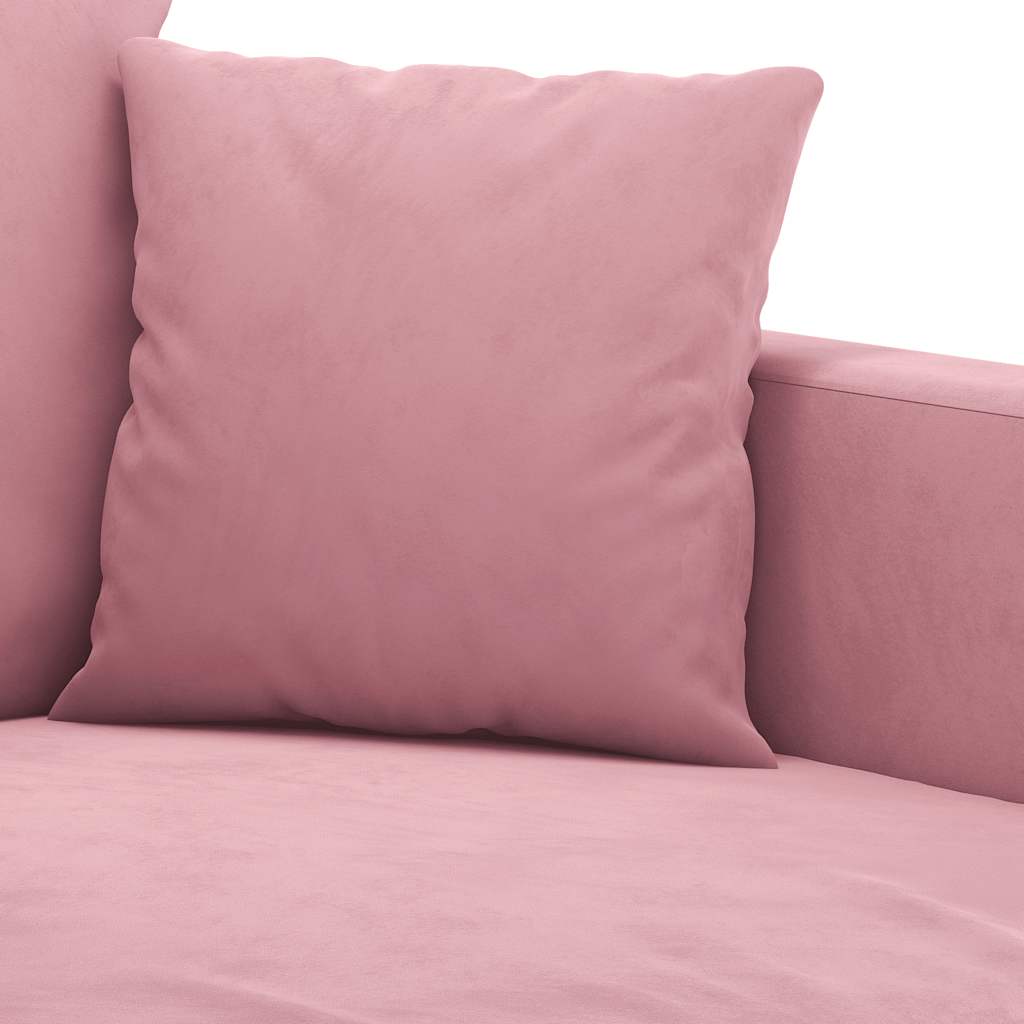 Divano a 3 Posti rosa 180 cm in Velluto | homemem39
