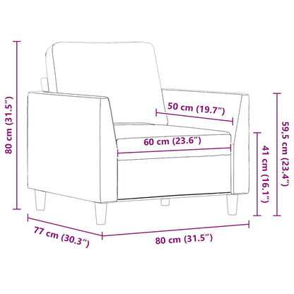 Poltrona Nera 60 cm in Similpelle | homemem39