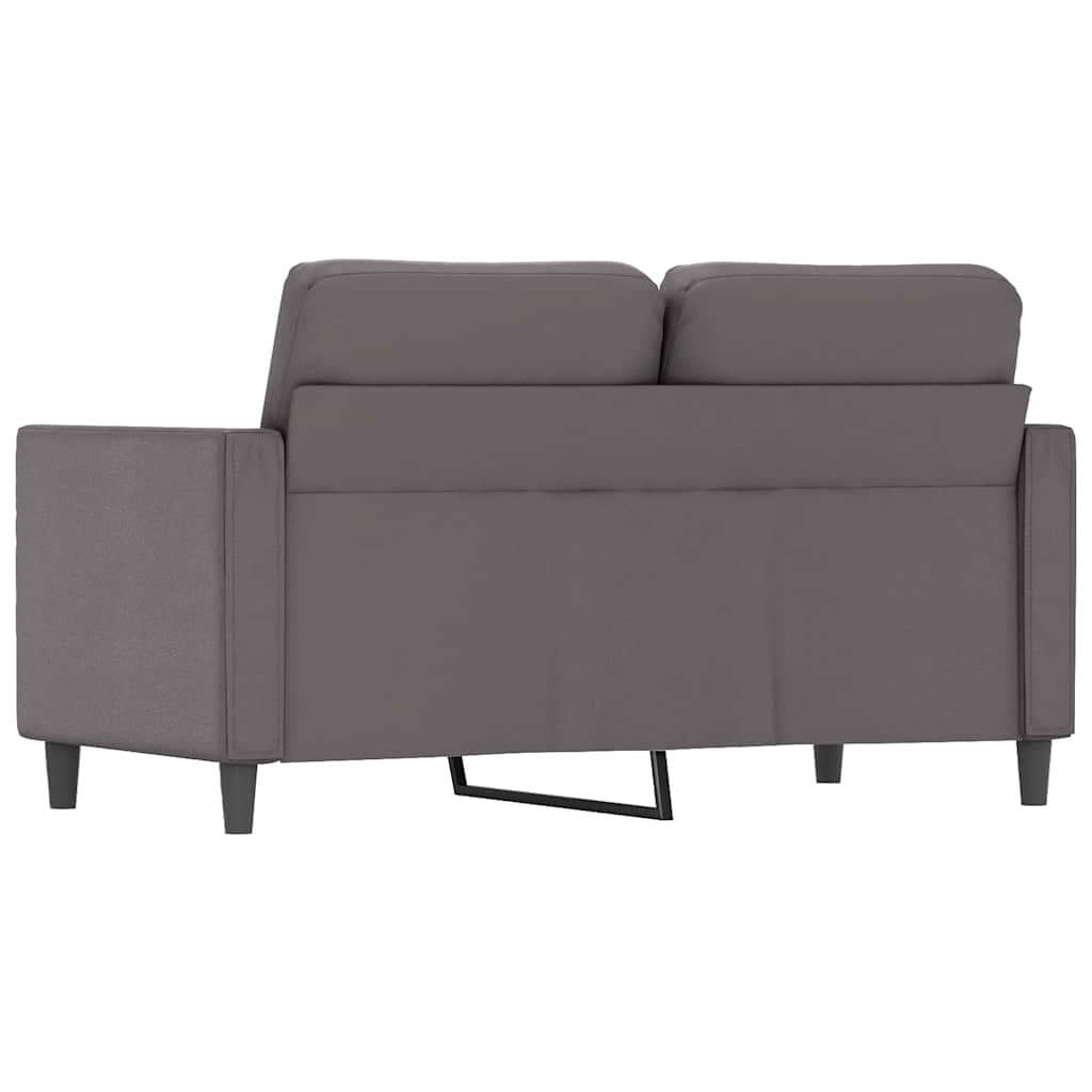 Divano a 2 Posti Grigio 120 cm in Similpelle | homemem39