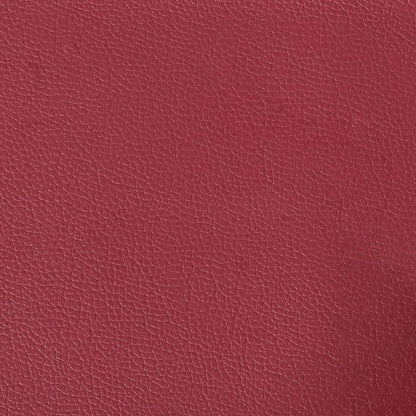 Divano a 2 Posti Rosso Vino 120 cm in Similpelle | homemem39
