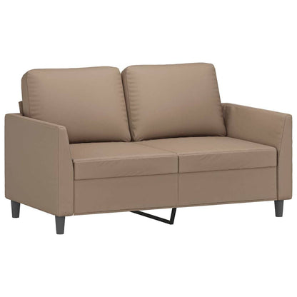 Divano a 2 Posti Cappuccino 140 cm in Similpelle | homemem39