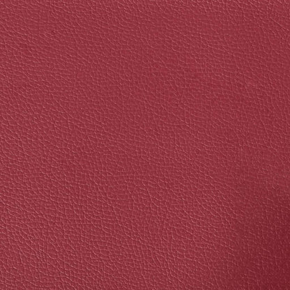 Divano a 2 Posti Rosso Vino 140 cm in Similpelle | homemem39