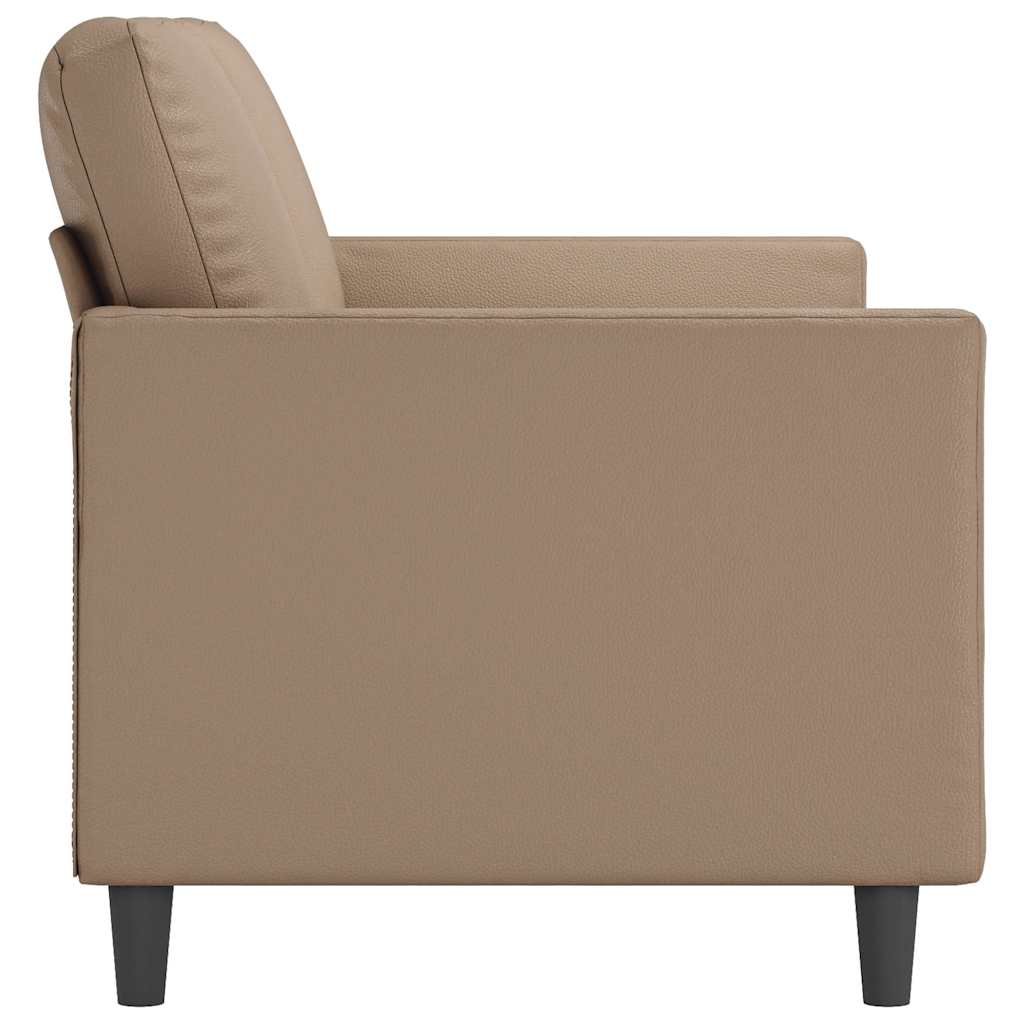 Divano a 3 Posti Cappuccino 180 cm in Similpelle | homemem39