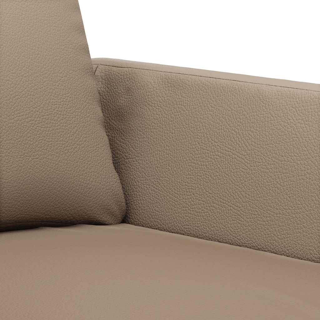 Divano a 3 Posti Cappuccino 180 cm in Similpelle | homemem39