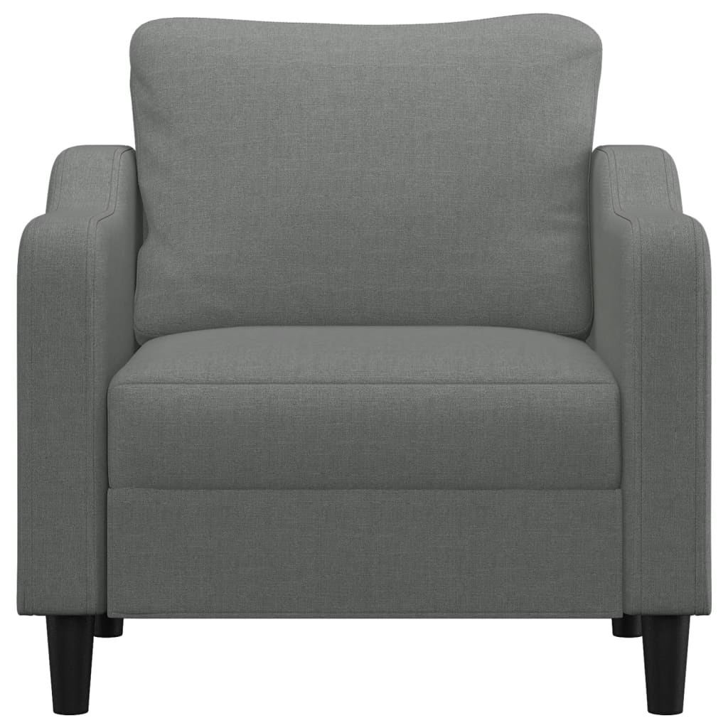 Poltrona Grigio Scuro 60 cm in Tessuto | homemem39