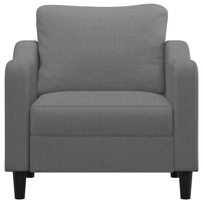 Poltrona Grigio Scuro 60 cm in Tessuto | homemem39