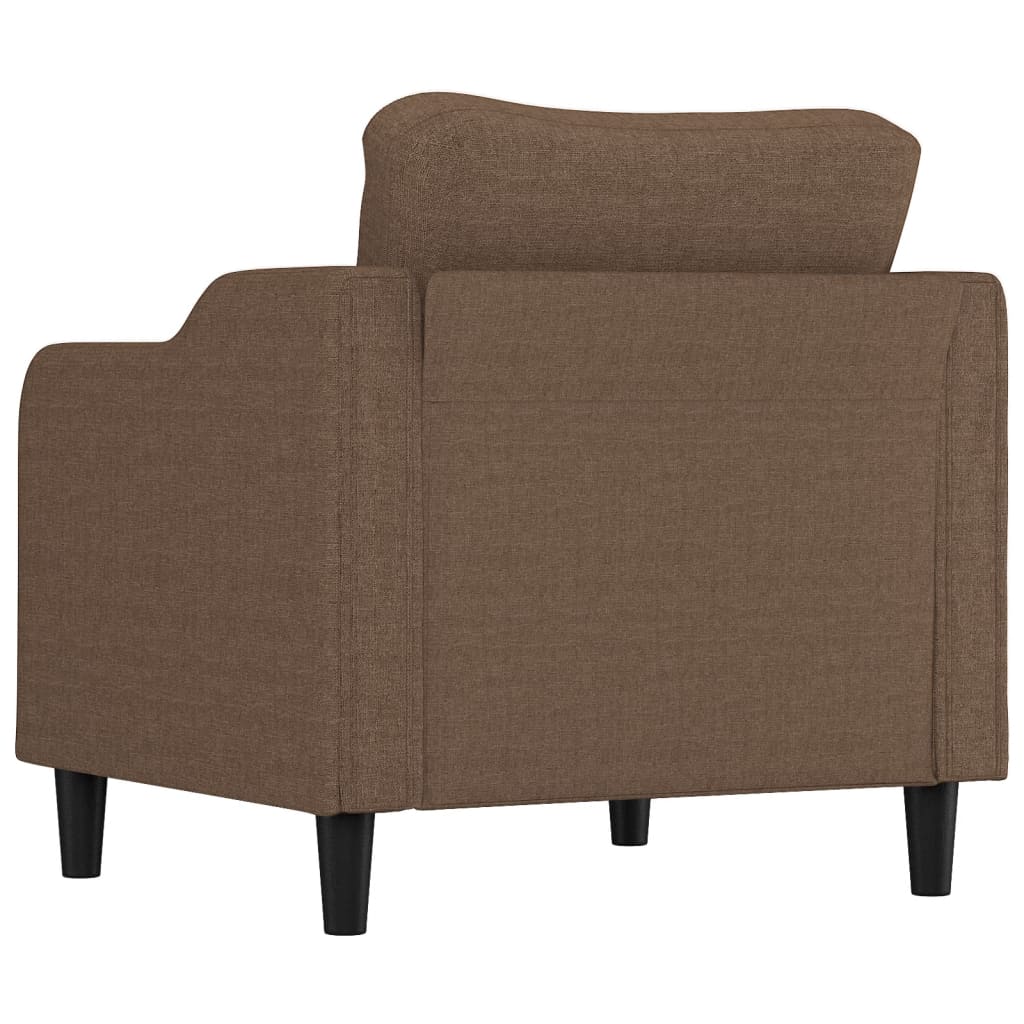 Poltrona Marrone 60 cm in Tessuto | homemem39