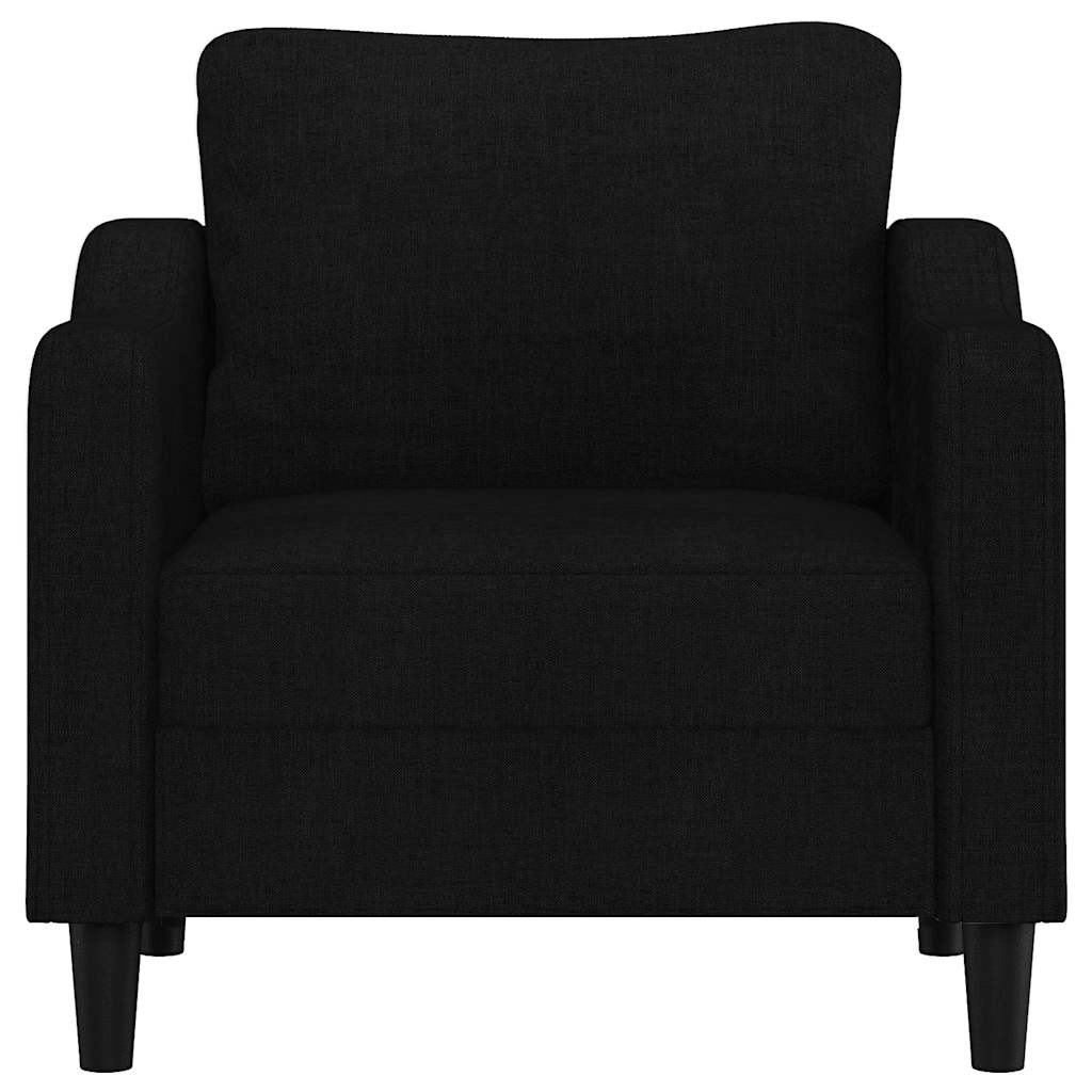 Poltrona Nera 60 cm in Tessuto | homemem39