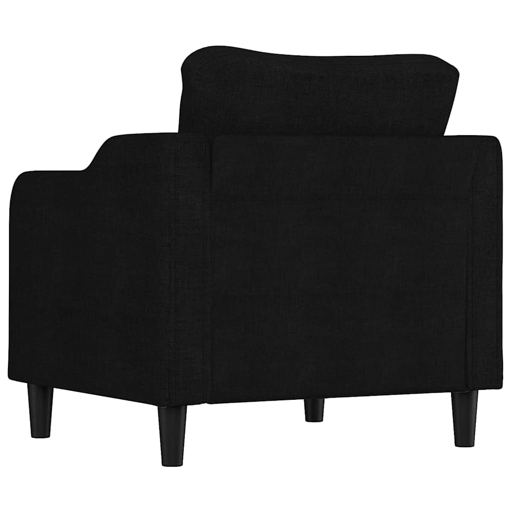 Poltrona Nera 60 cm in Tessuto | homemem39