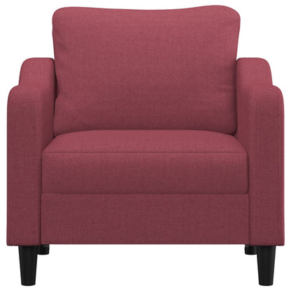Poltrona Rosso Vino 60 cm in Tessuto | homemem39