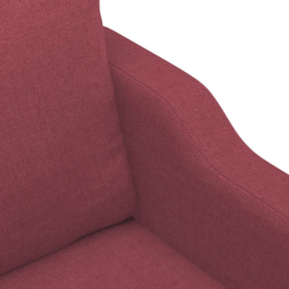Poltrona Rosso Vino 60 cm in Tessuto | homemem39