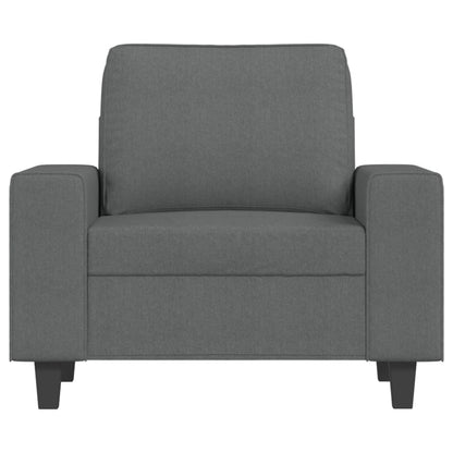 Poltrona Grigio Scuro 60 cm in Tessuto - homemem39