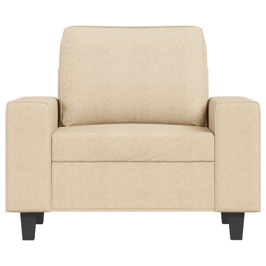 Poltrona Crema 60 cm in Tessuto | homemem39