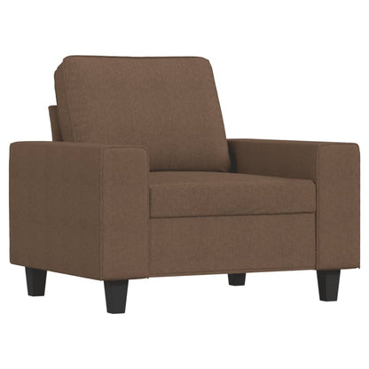 Poltrona Marrone 60 cm in Tessuto | homemem39