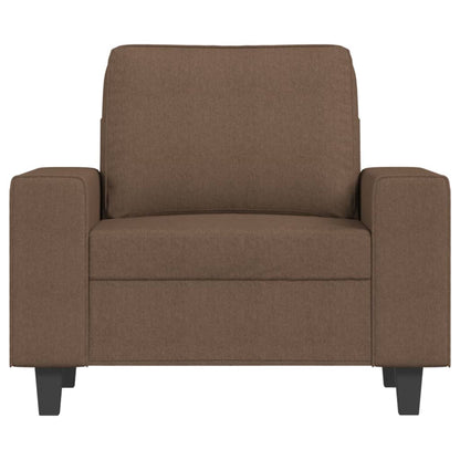 Poltrona Marrone 60 cm in Tessuto | homemem39