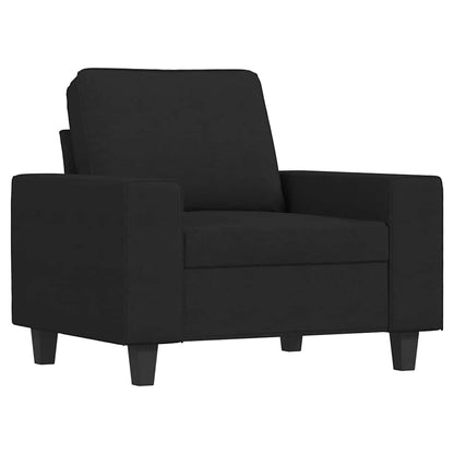 Poltrona Nera 60 cm in Tessuto | homemem39