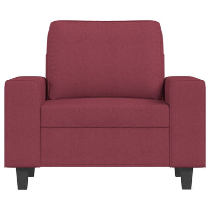 Poltrona Rosso Vino 60 cm in Tessuto | homemem39