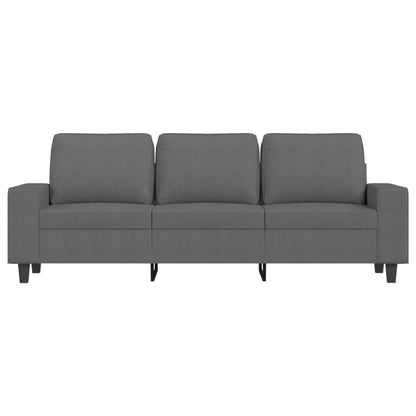 Divano a 3 Posti Grigio Chiaro 180 cm in Tessuto - homemem39