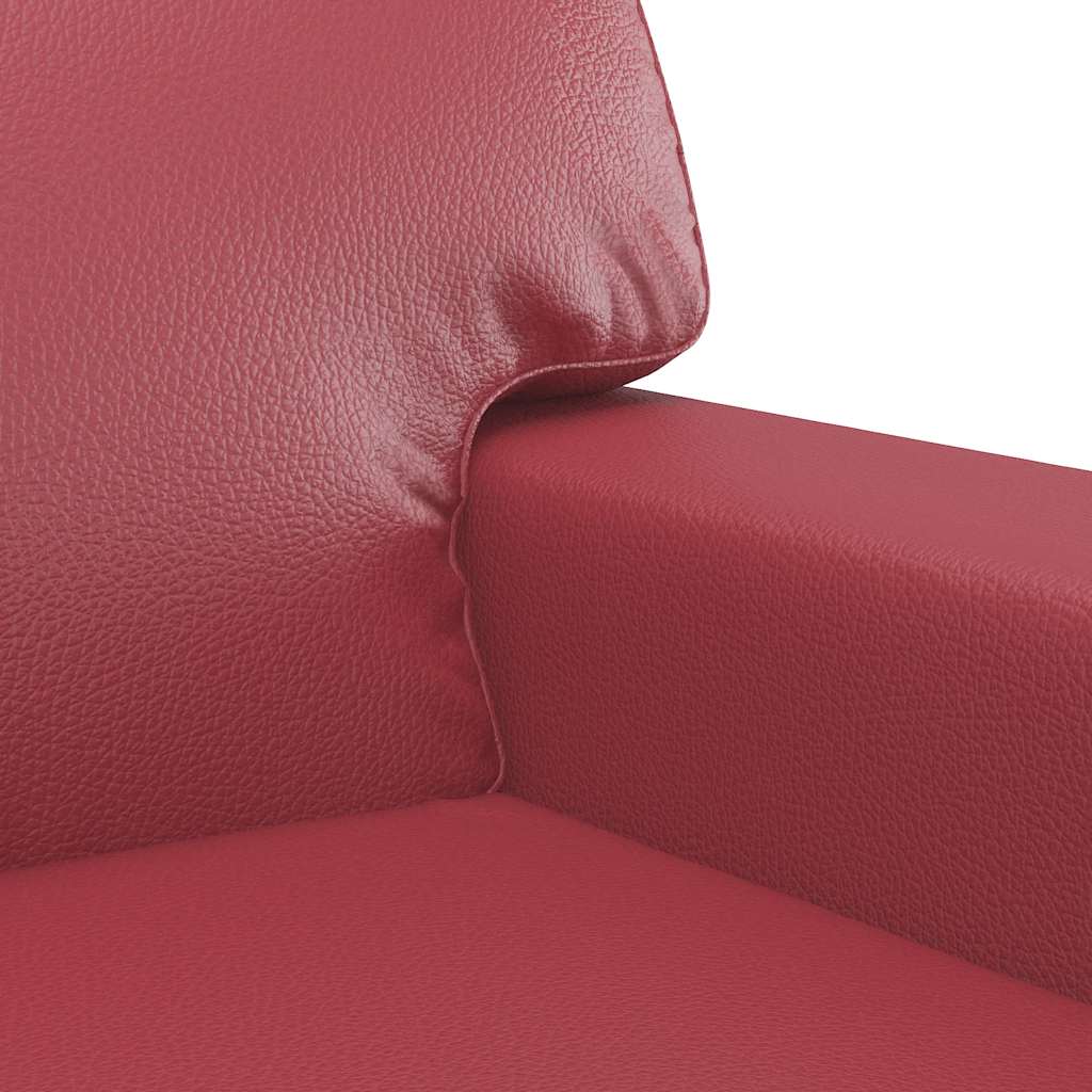 Poltrona Rosso Vino 60 cm in Similpelle | homemem39