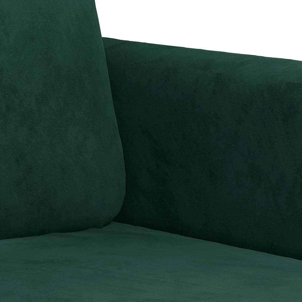 Poltrona Verde Scuro 60 cm Velluto | homemem39