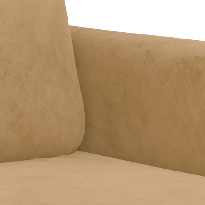 Poltrona Marrone 60 cm Velluto - homemem39