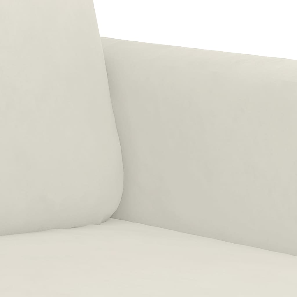 Poltrona Crema 60 cm Velluto | homemem39