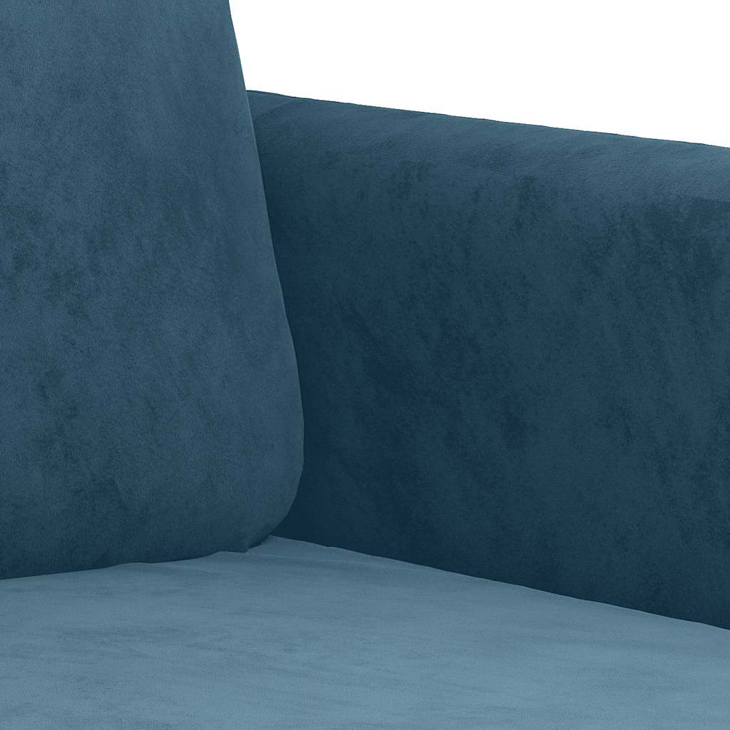 Poltrona Blu 60 cm Velluto | homemem39